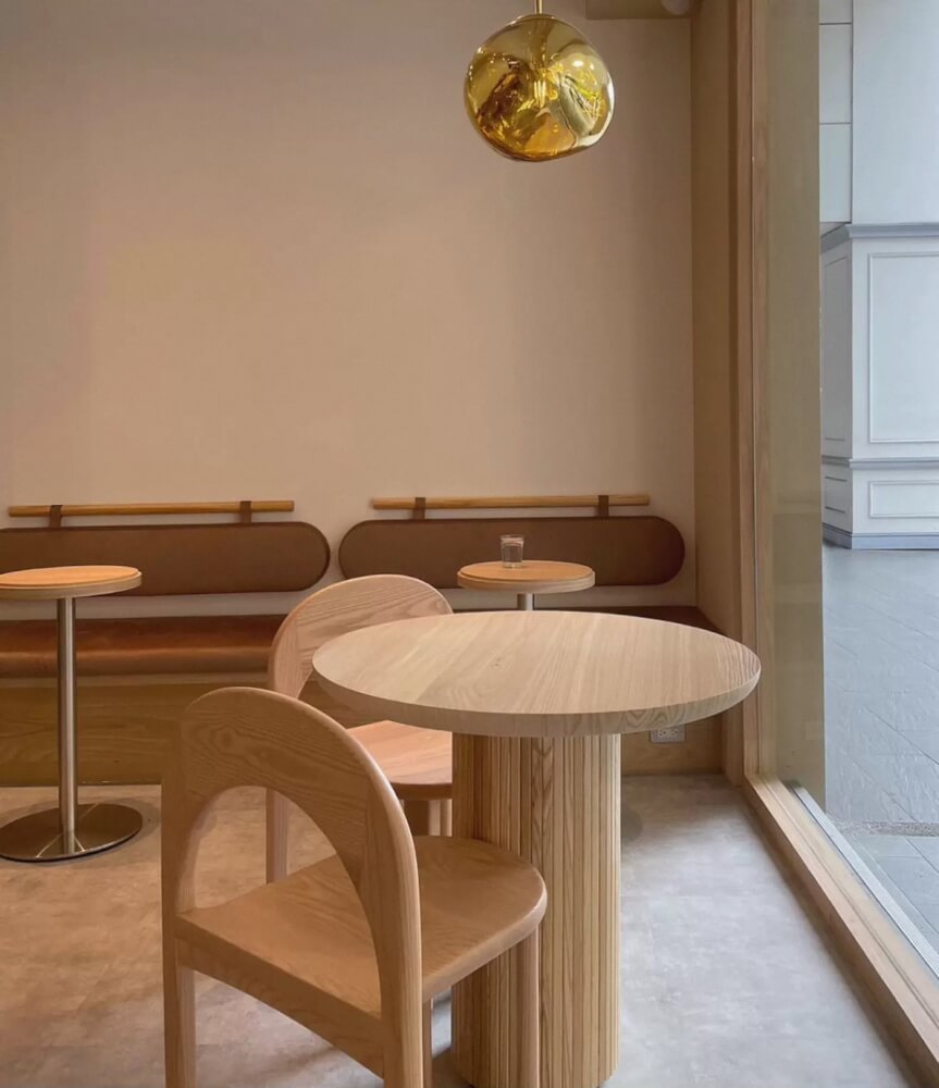 เก้าอี้ไม้ MY DOLLS HOUSE MINT สีไม้อ่อน